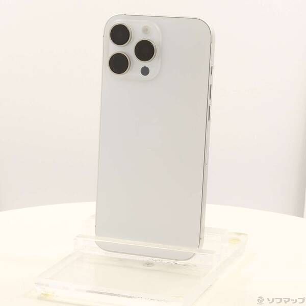 ソフマップ 〔中古品〕 iPhone16 Pro Max 256GB ホワイトチタニウム MYWH3J／A SIMフリー【198】