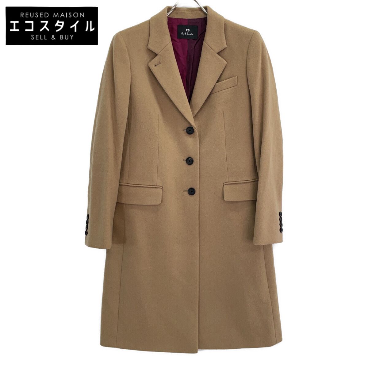 PaulSmith ポールスミス 116R ウール混 3B チェスターコート - メルカリ