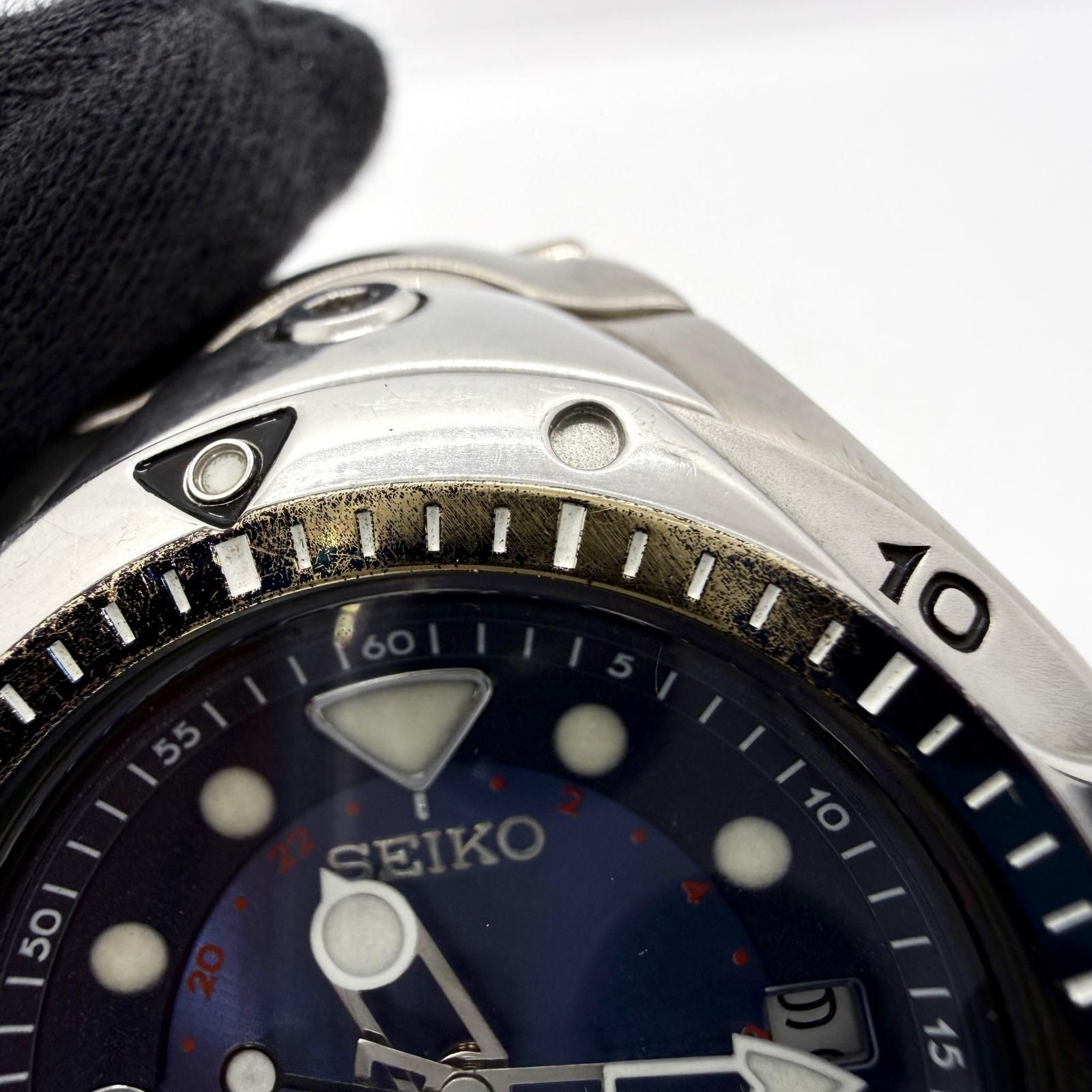 SEIKO セイコー KINETIC キネティック MARINEMASTER 5M65-0A60 オート