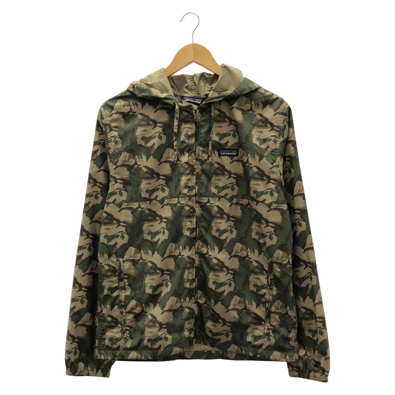 【中古】Patagonia カモフラナイロンパーカー S 27235 カーキ パタゴニア[10][240010522331] 中古】Patagonia カモフラナイロンパーカー S 27235 カーキ パタゴニア