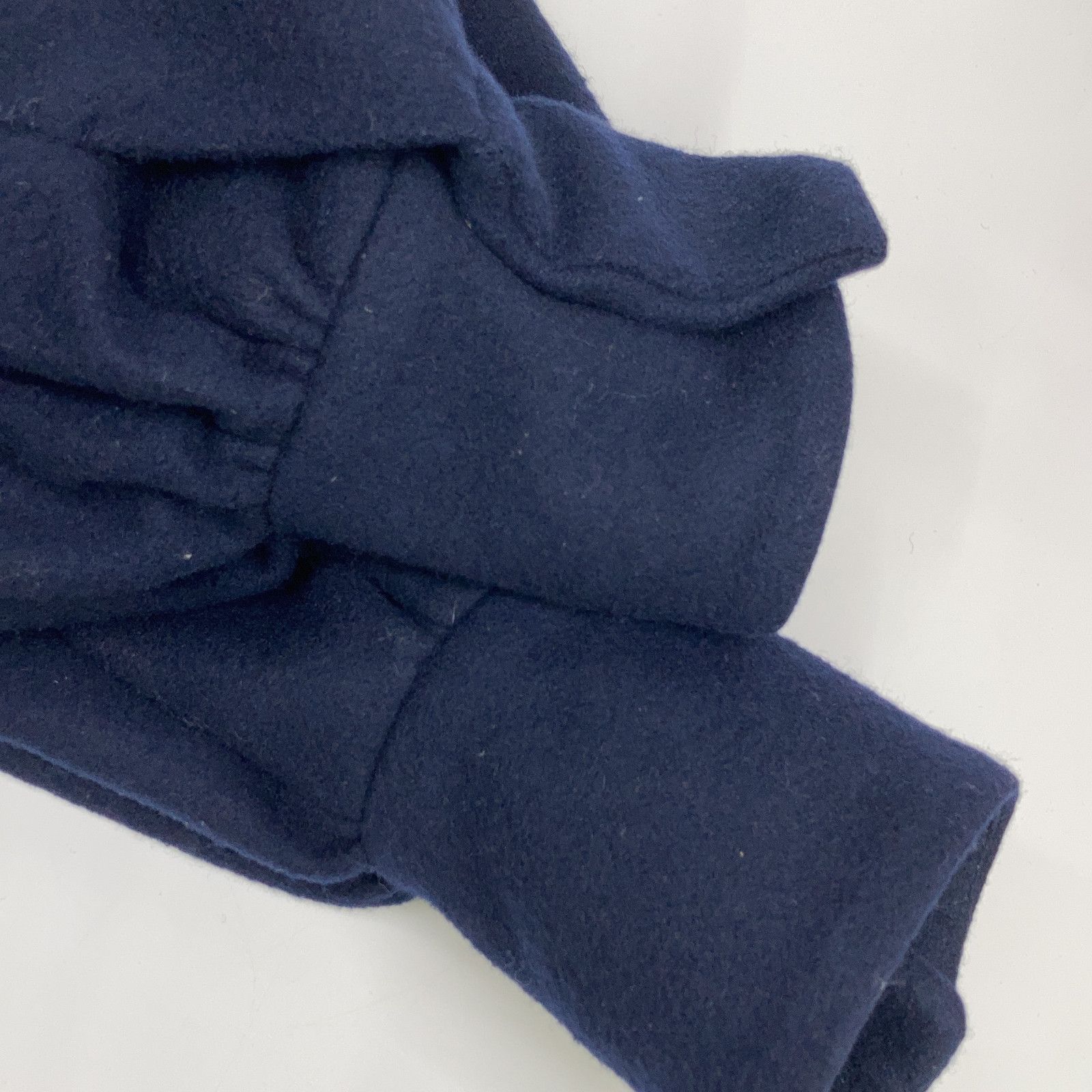 yori ヨリ YR2125-113AW-4 ネイビー ダブルパフスリーブ コート F