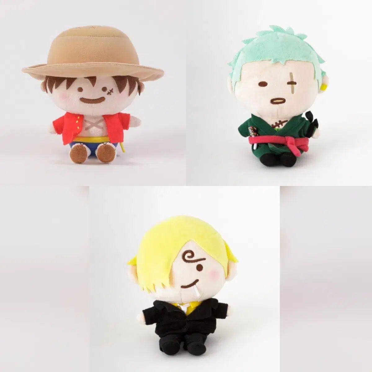 ONE PIECE ユルット ルフィ、ゾロ、サンジ まとめ売り
