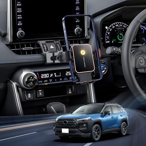 LUWU RAV4 50系 スマホホルダー 【最大15Wワイヤレス充電、電動アームでスムーズロック(Xグレード以外対応可能)】 らぶ4 アクセサリー ラブフォー カスタムパーツas b5fc5ea3