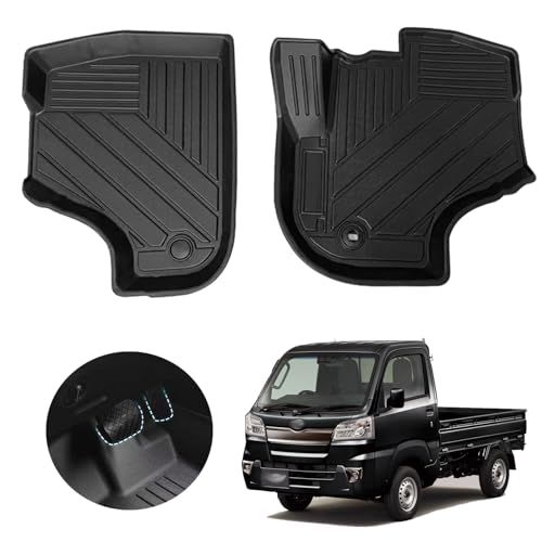 ダイハツ ハイゼットトラック フロアマット 立体タイプ 1列目 カーマット 3Dフロアマット TPE材質 Daihatsu Hijet S500 S510 2014年-現在 防水 耐汚れ ズレ防止 内装 カスタムパーツ 車種専用設計 取付簡単 b7a90ea7 7,858円