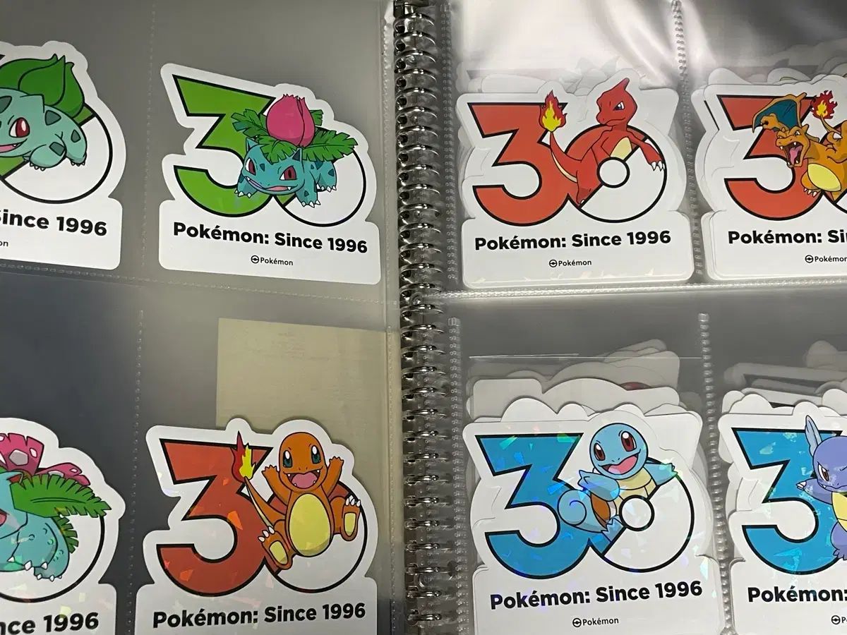 30周年ステッカー 1世代図鑑