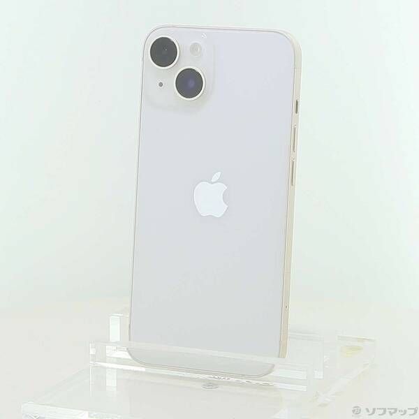 ソフマップ 〔中古品〕 iPhone14 128GB スターライト MPUQ3J／A SIMフリー【295】