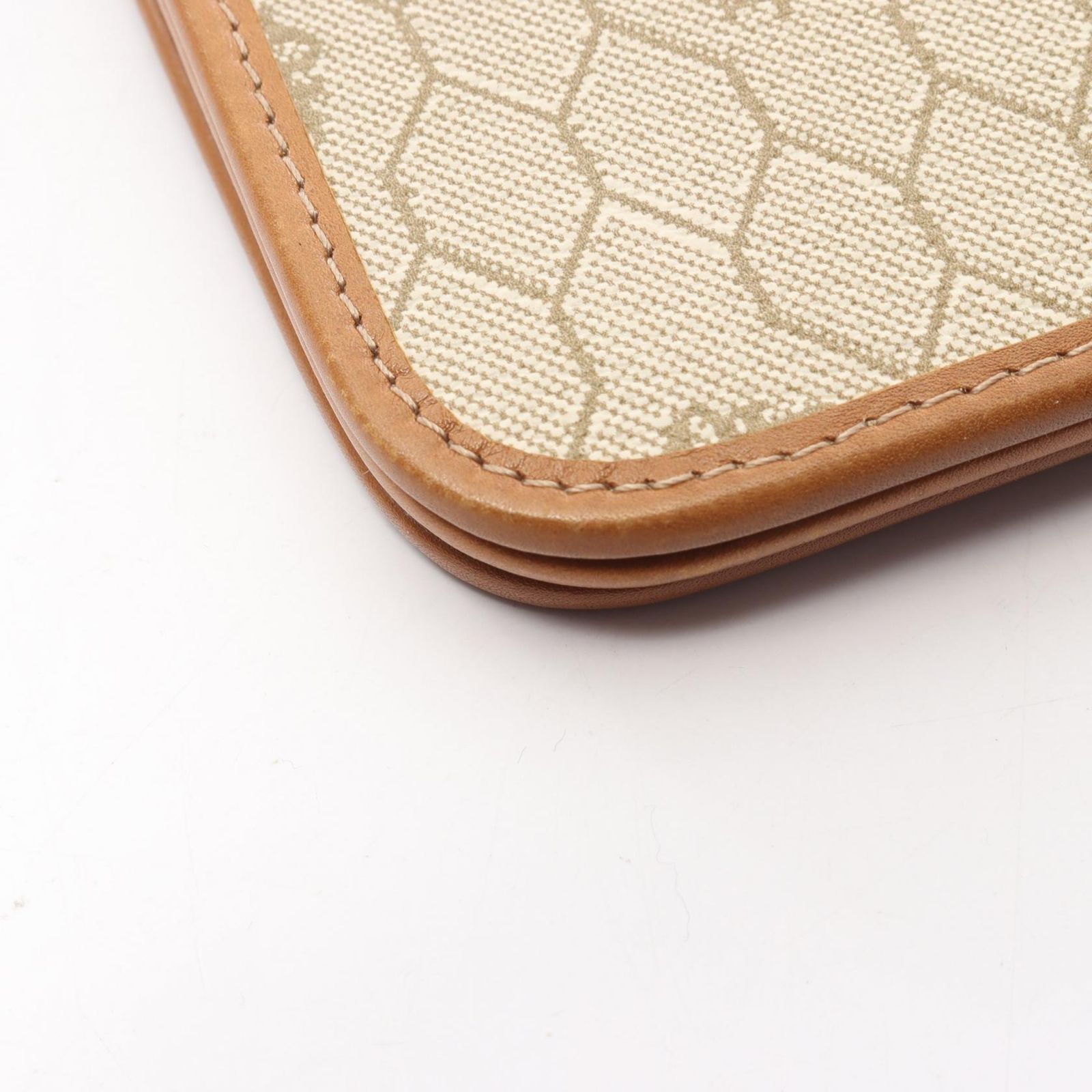 ディオール Dior ショルダーバッグ ハニカム ベージュ PVCコーティング