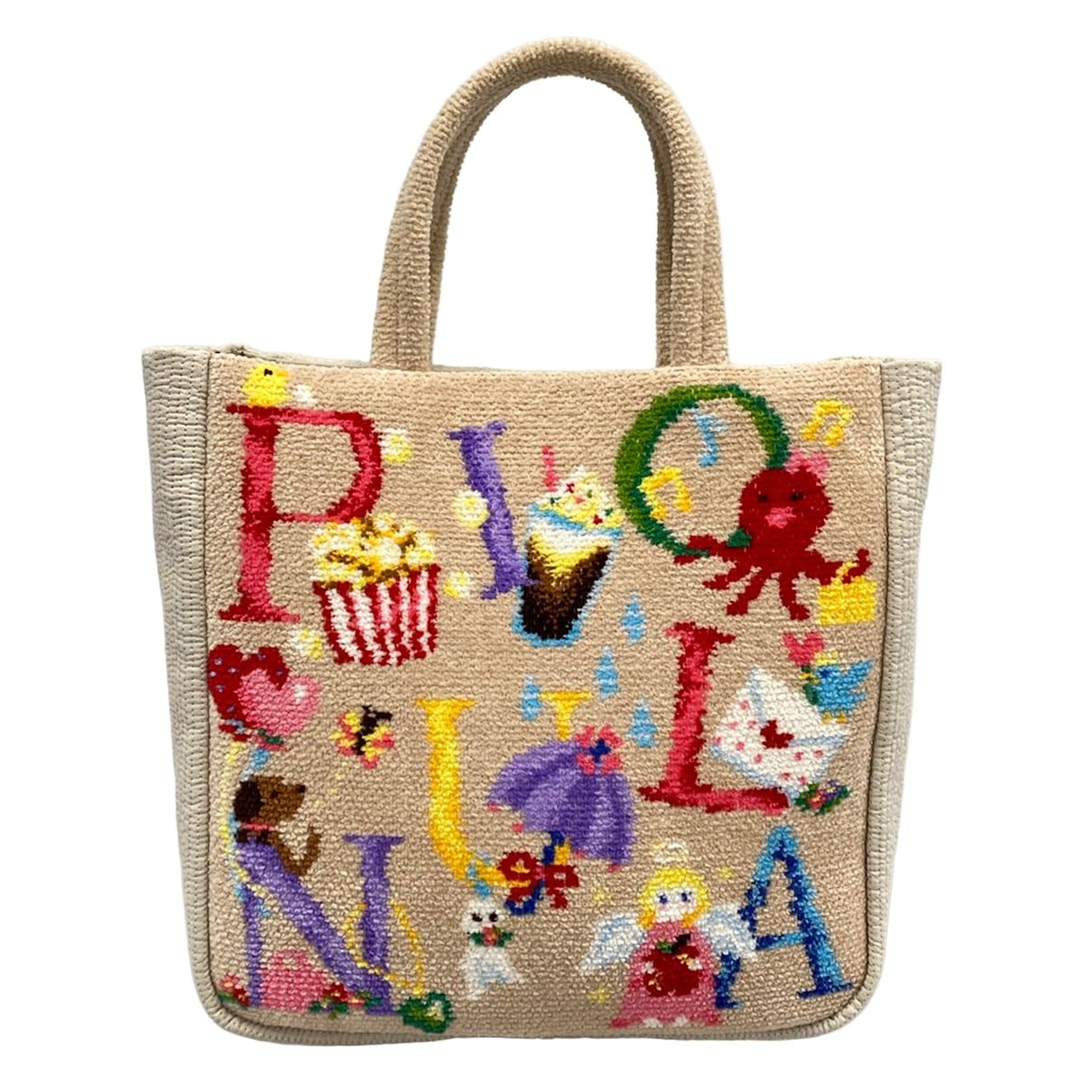 FEILER(フェイラー) トートバッグ美品 - ベージュ×ピンク×マルチ