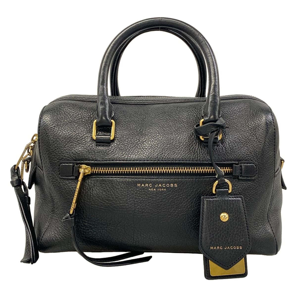 MARC JACOBS(マークジェイコブス) ハンドバッグ リクルート スモール バウレット M0008894 黒 レザー