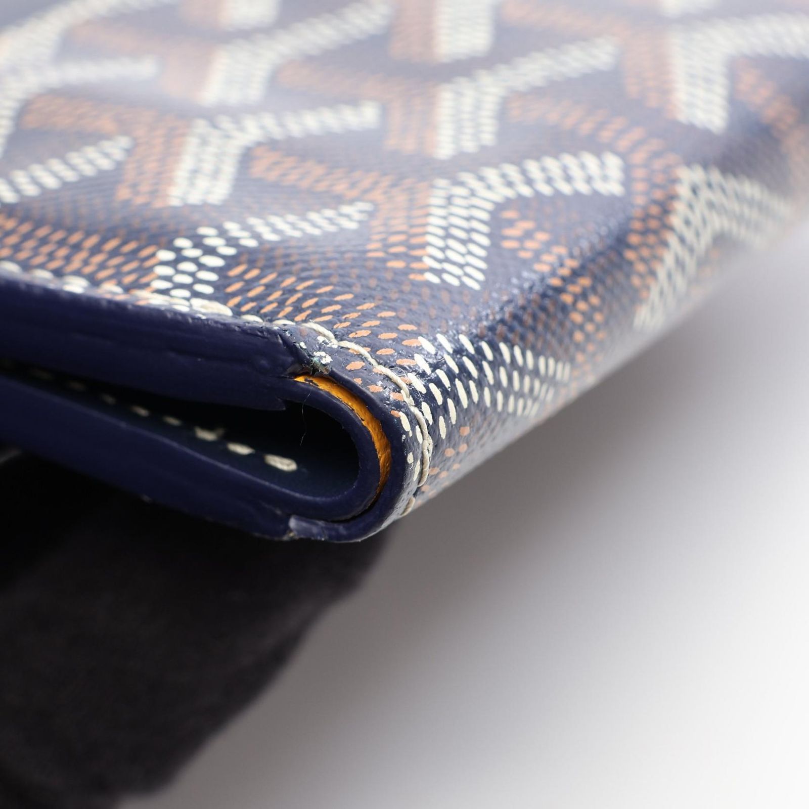 ゴヤール GOYARD 三つ折り財布 サン ガブリエル ウォレット ネイビー