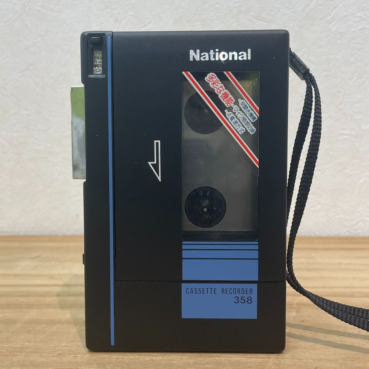 成】National ナショナル RQ-358 カセットプレーヤー 箱付 稼働品 昭和