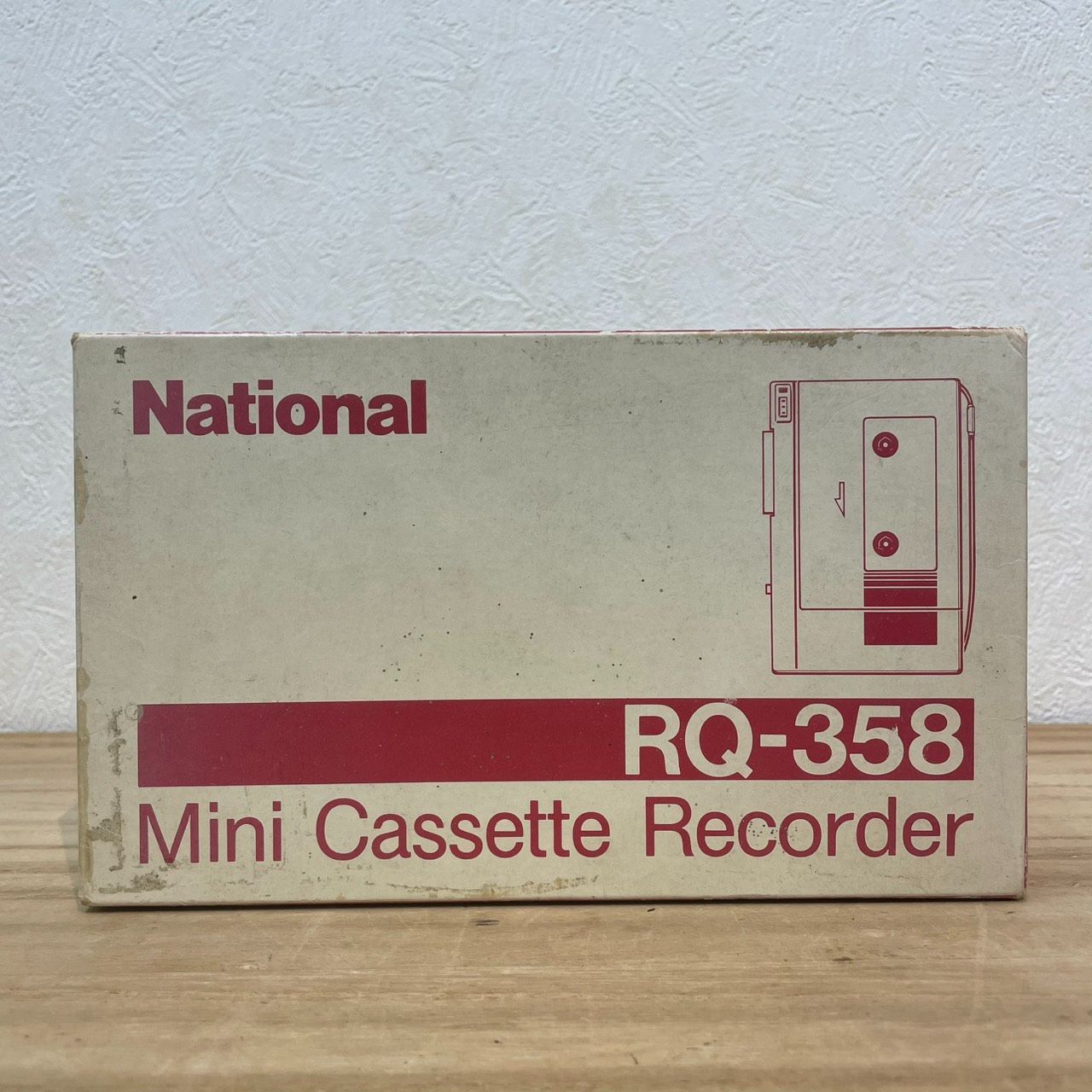 成】National ナショナル RQ-358 カセットプレーヤー 箱付 稼働品 昭和