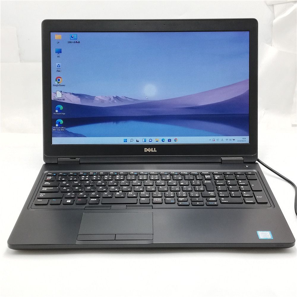 激安 Wi-Fi有 デル ノートパソコン 中古美品 DELL 5580 Core i5 7200U 8GB 240GB 高速SSD 無線LAN Bluetooth Windows11 Office済 即使用可