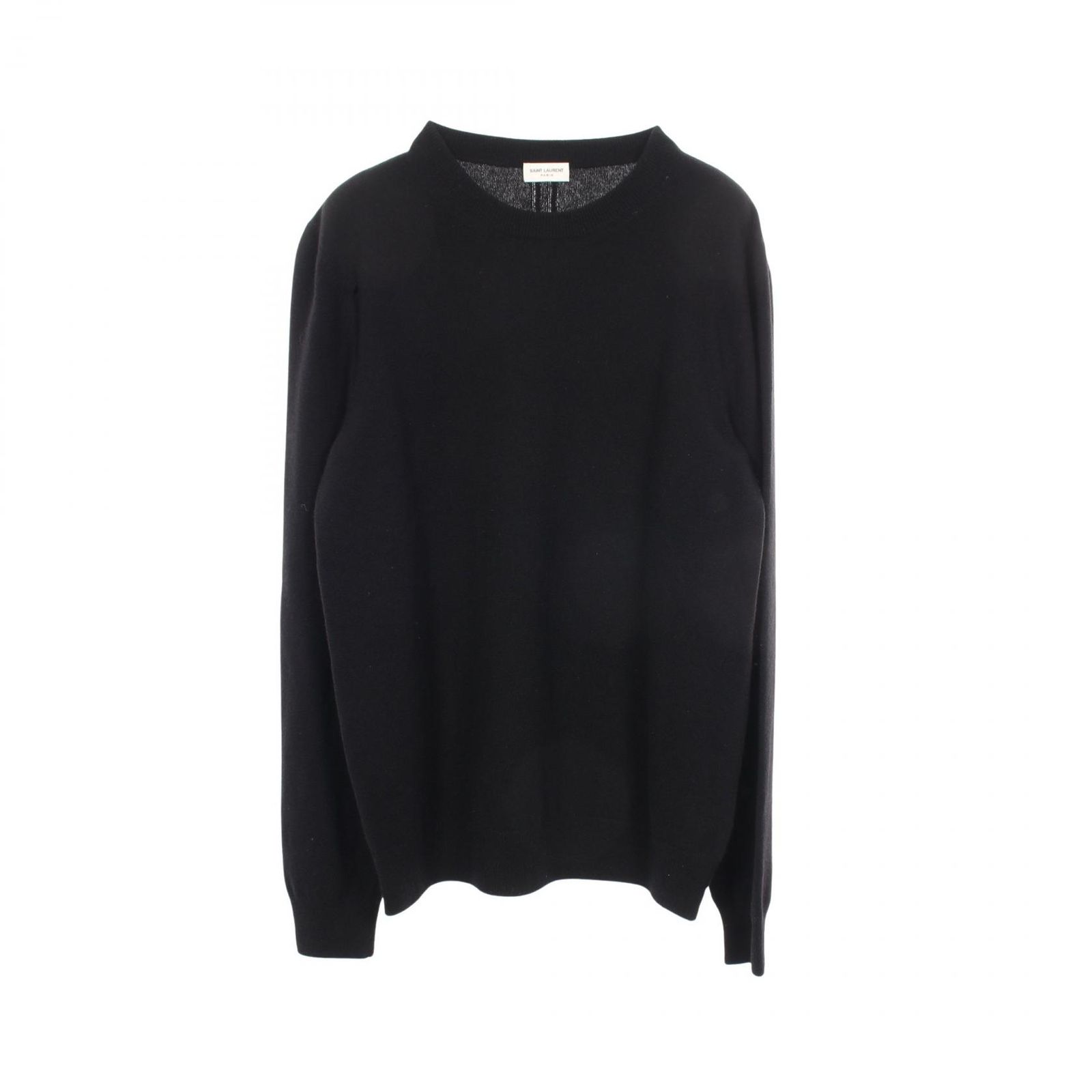 サンローランパリ SAINT LAURENT PARIS ニット ダメージ加工 386336 ウール カシミヤ ニット メンズ Used A