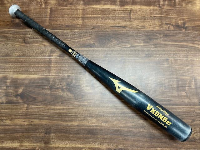 硬式（中学生用）金属バット　ミズノ　ＶＫＯＮＧ02　83ｃｍ／平均820ｇ