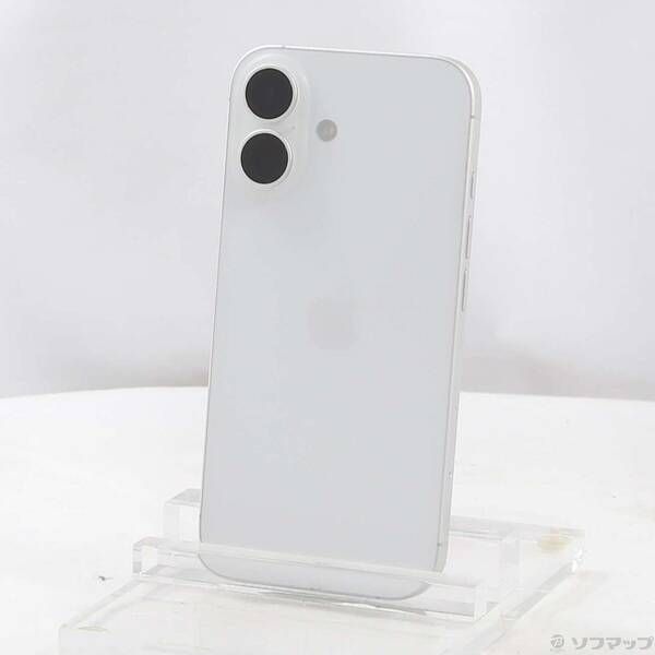 ソフマップ 〔中古品〕 iPhone16 128GB ホワイト MYDR3J／A SIMフリー【262】