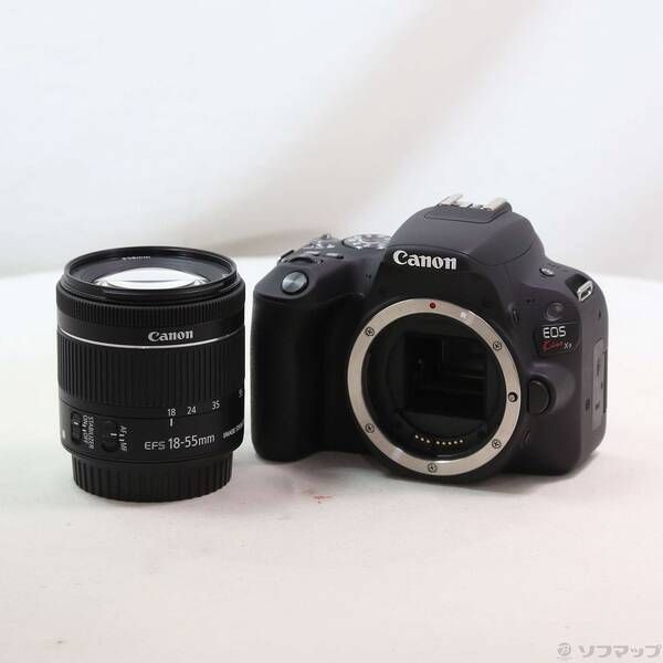 ソフマップ 〔中古品〕 EOS Kiss X9 ブラック EF-S18-55 IS STM レンズキット【258】