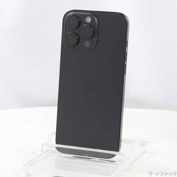 ソフマップ 〔中古品〕 iPhone16 Pro Max 256GB ブラックチタニウム MYWG3J／A SIMフリー【198】