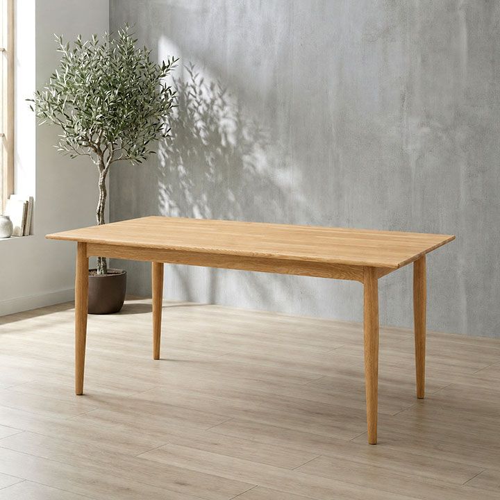 【展示品】定価11万 東谷 ダイニングテーブル 幅150cm 単品 4人用 北欧 ナチュラル ウッド 天然木 おしゃれ【送料無料】