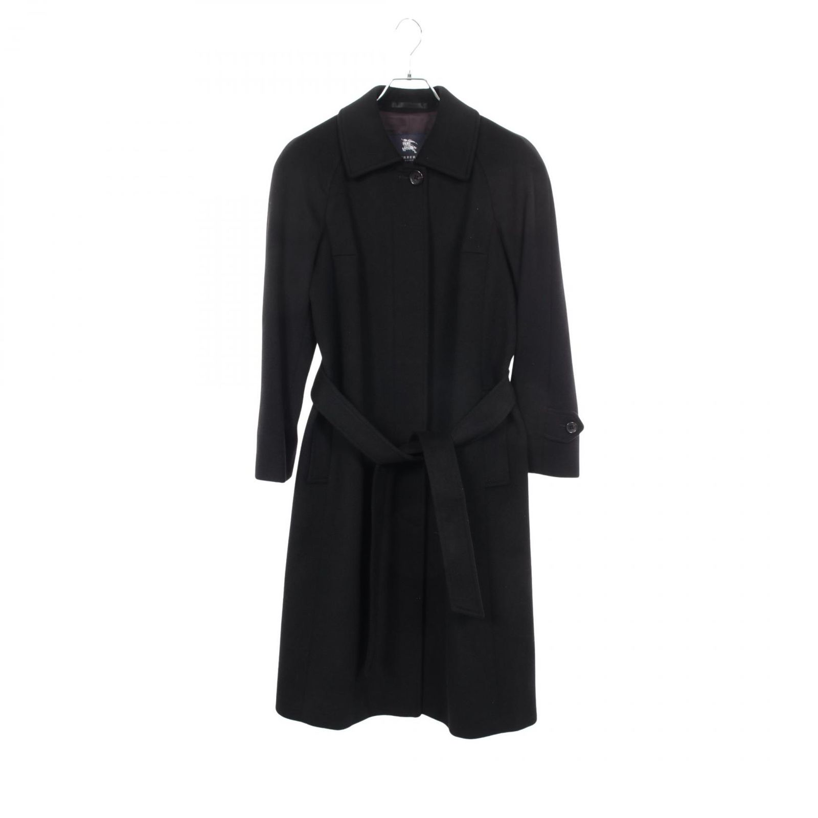 バーバリーロンドン BURBERRY LONDON ステンカラーコート ロングコート カシミヤ コート レディース Used A