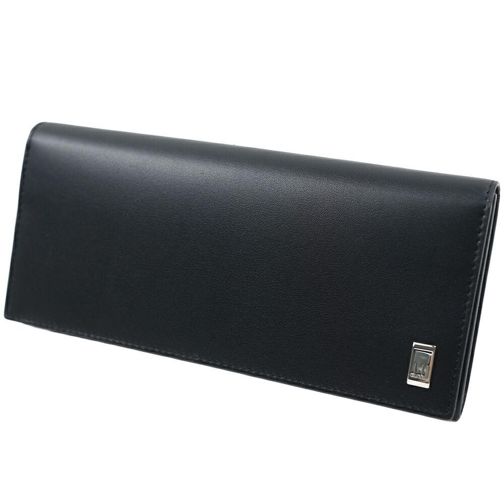 ダンヒル 財布 長財布 メンズ サイドカー ブラック レザー 小銭入れ有 dunhill Sidecar 19F2F10AT001R