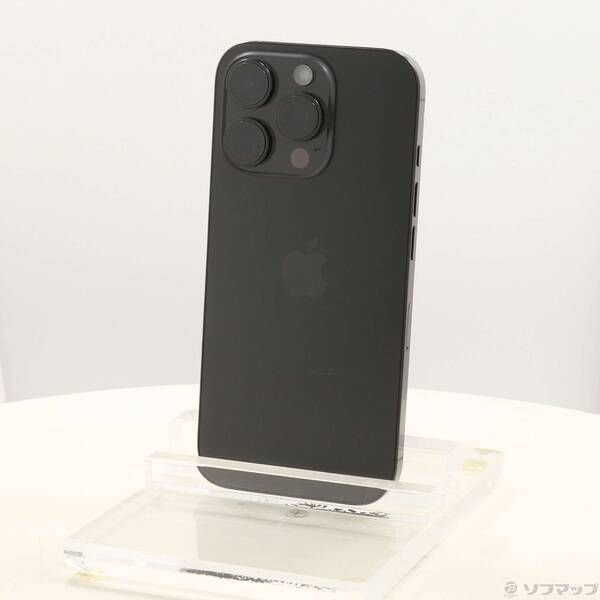 ソフマップ 〔中古品〕 iPhone16 Pro 256GB ブラックチタニウム FYN03J／A SIMフリー【276】