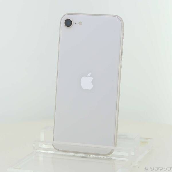 ソフマップ 〔中古品〕 iPhone SE 第3世代 64GB スターライト MMYD3J／A SIMフリー【305】