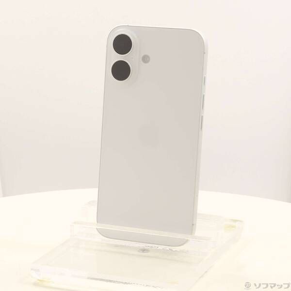 ソフマップ 〔中古品〕 iPhone16 128GB ホワイト MYDR3J／A SIMフリー【198】