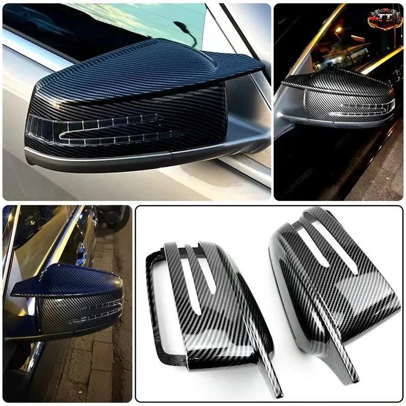 メルセデスベンツ A/B/C/E/S/CLA/GLA/GLKクラス W176-W246-W212-W204-X156-X204-W221-C218用サイドミラーカバー（純正スタイルキャップ）