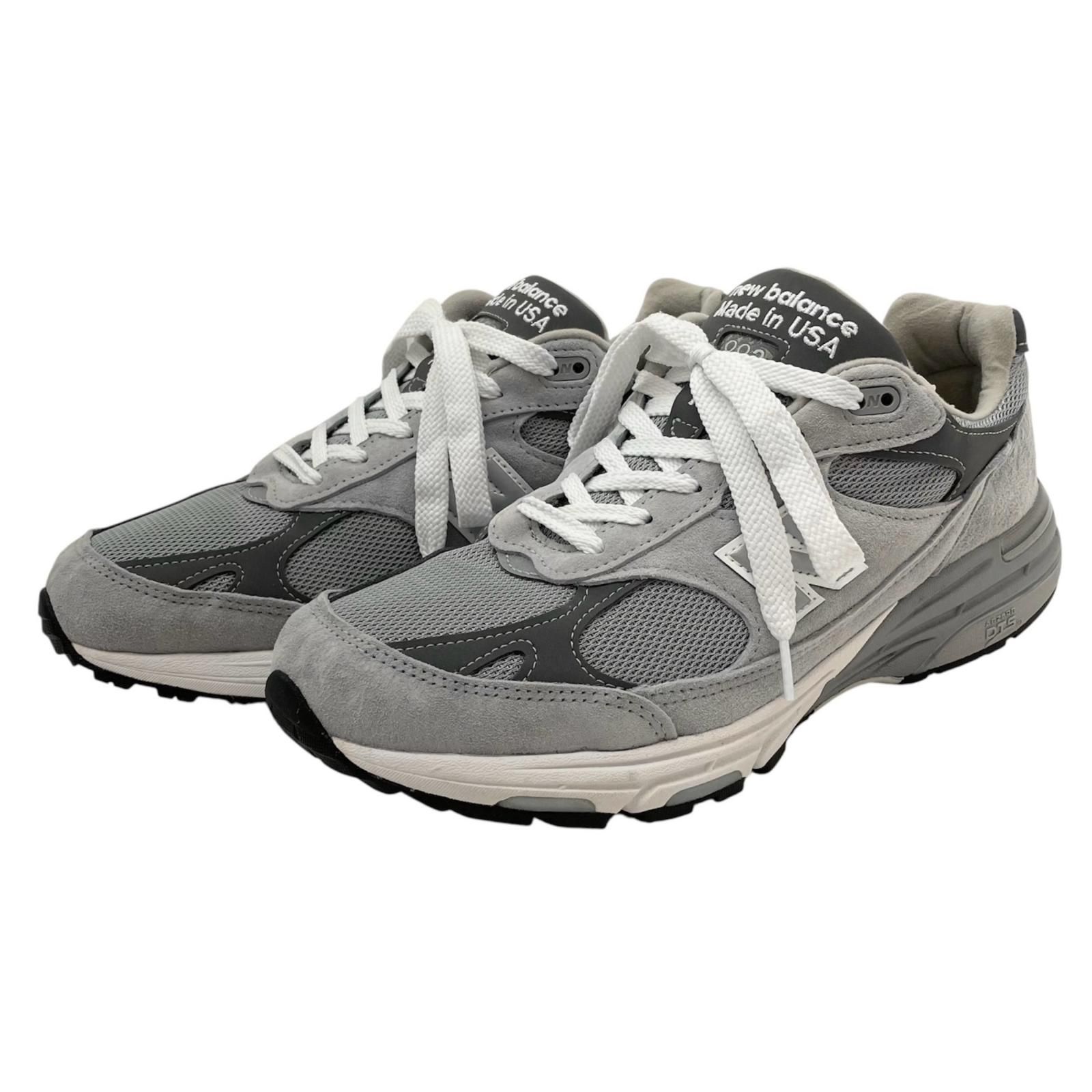 【中古】NEW BALANCE | ニューバランス USA 993　スニーカー 靴　 Grey with GREY 006 and WHITE　MR993GL グレー 29cm【尾張小牧店】