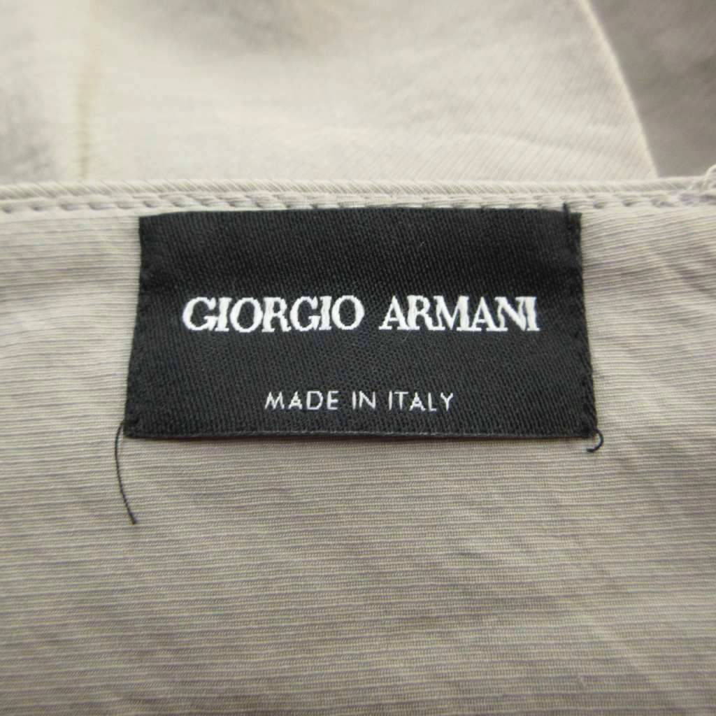 ジョルジオアルマーニ GIORGIO ARMANI パンツ スラックス 絹 シルク 48