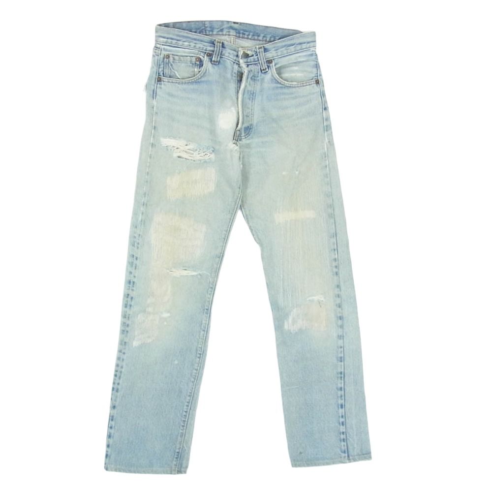 Levi's リーバイス 501 66後期 small e ボタン裏刻印6 デニム パンツ ジーンズ インディゴブルー系 サイズ表記無【中古】