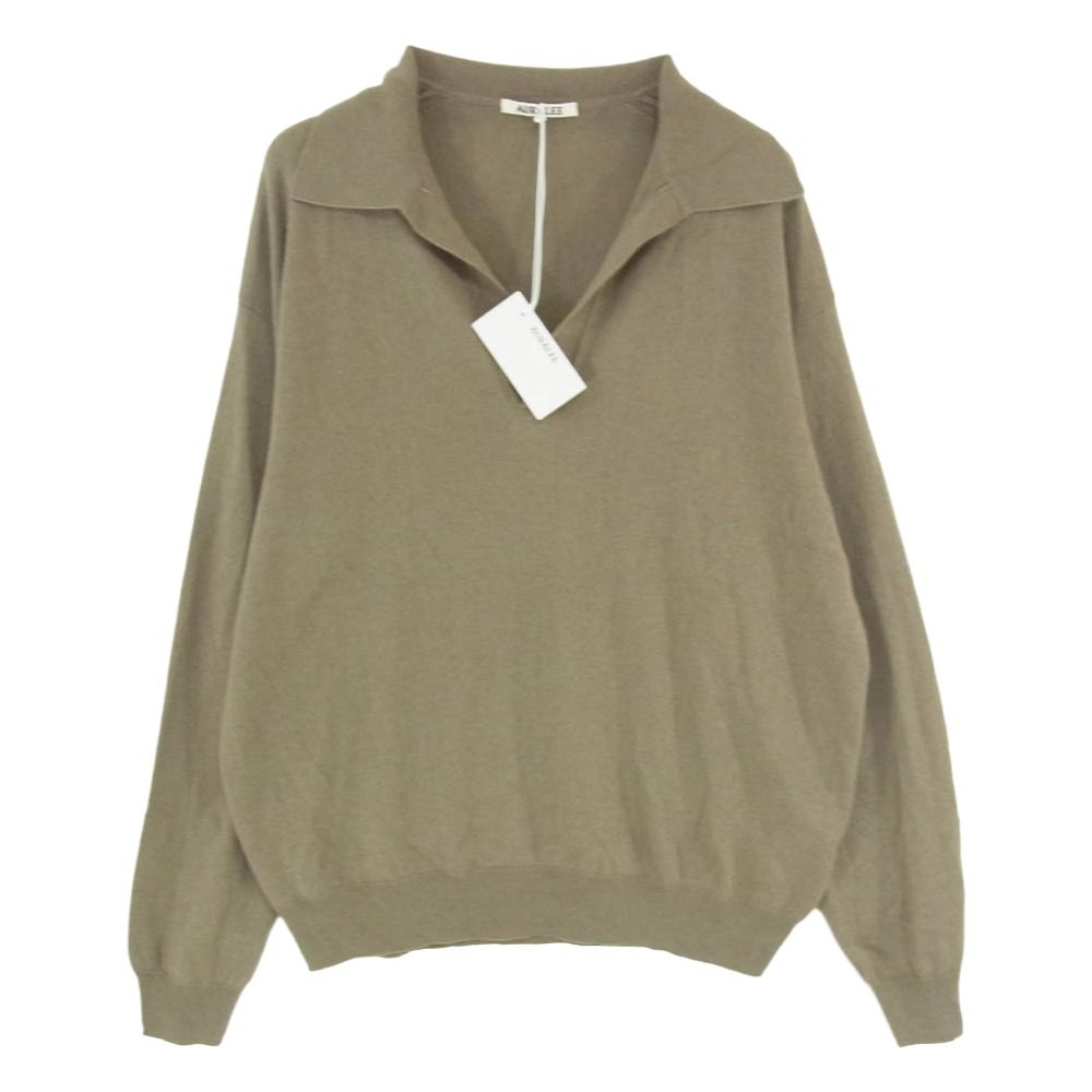 AURALEE オーラリー 26SS A26SP02SC SUPER FINE CASHMERE SILK KNIT