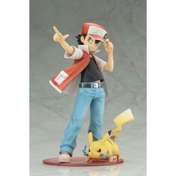 コトブキヤ　ARTFX J ポケットモンスター レッド with ピカチュウ 1/8 PVC塗装済み完成品フィギュア