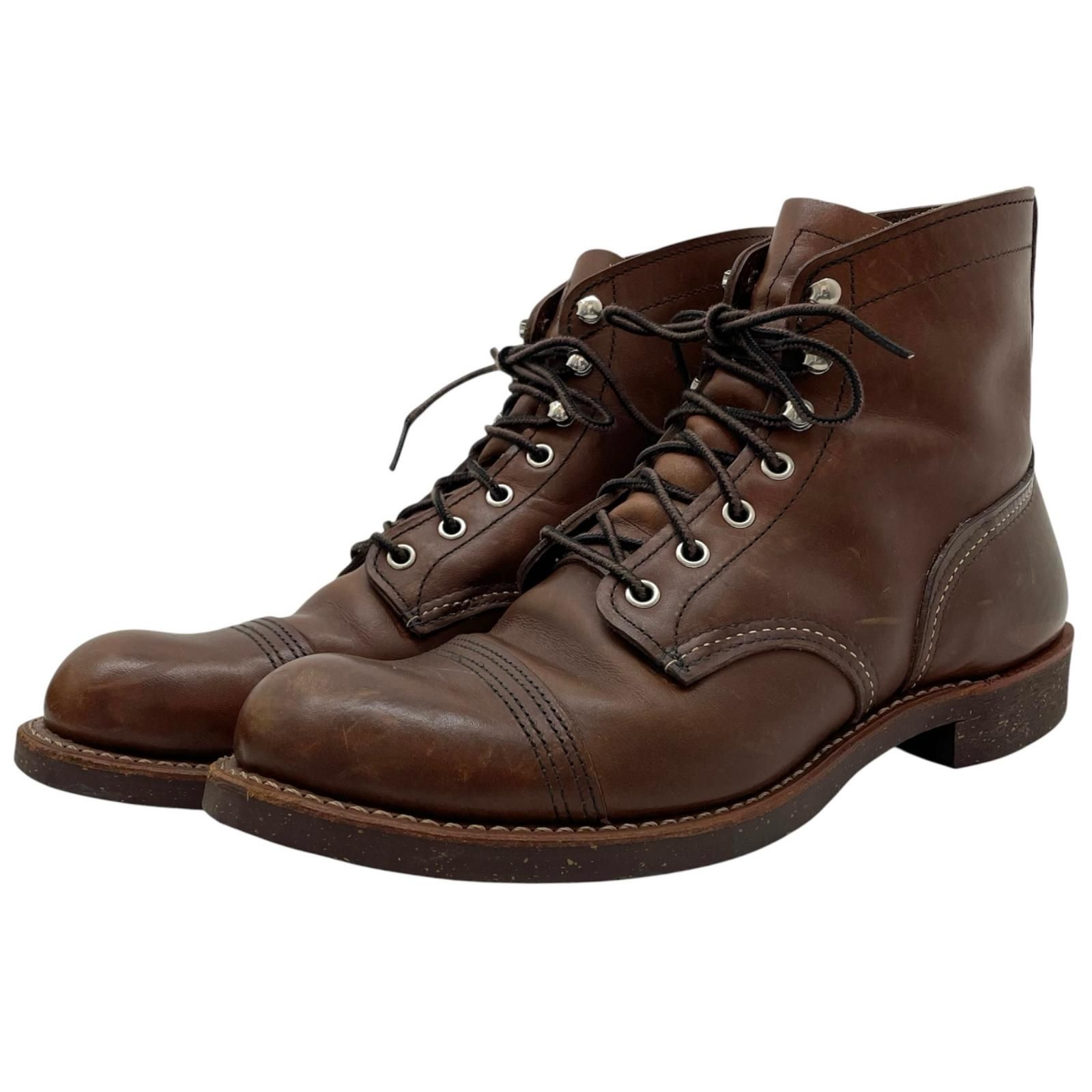 【中古】RED WING | レッドウィング Iron Ranger ワークブーツ 8111 ブラウン 27cm【尾張小牧店】