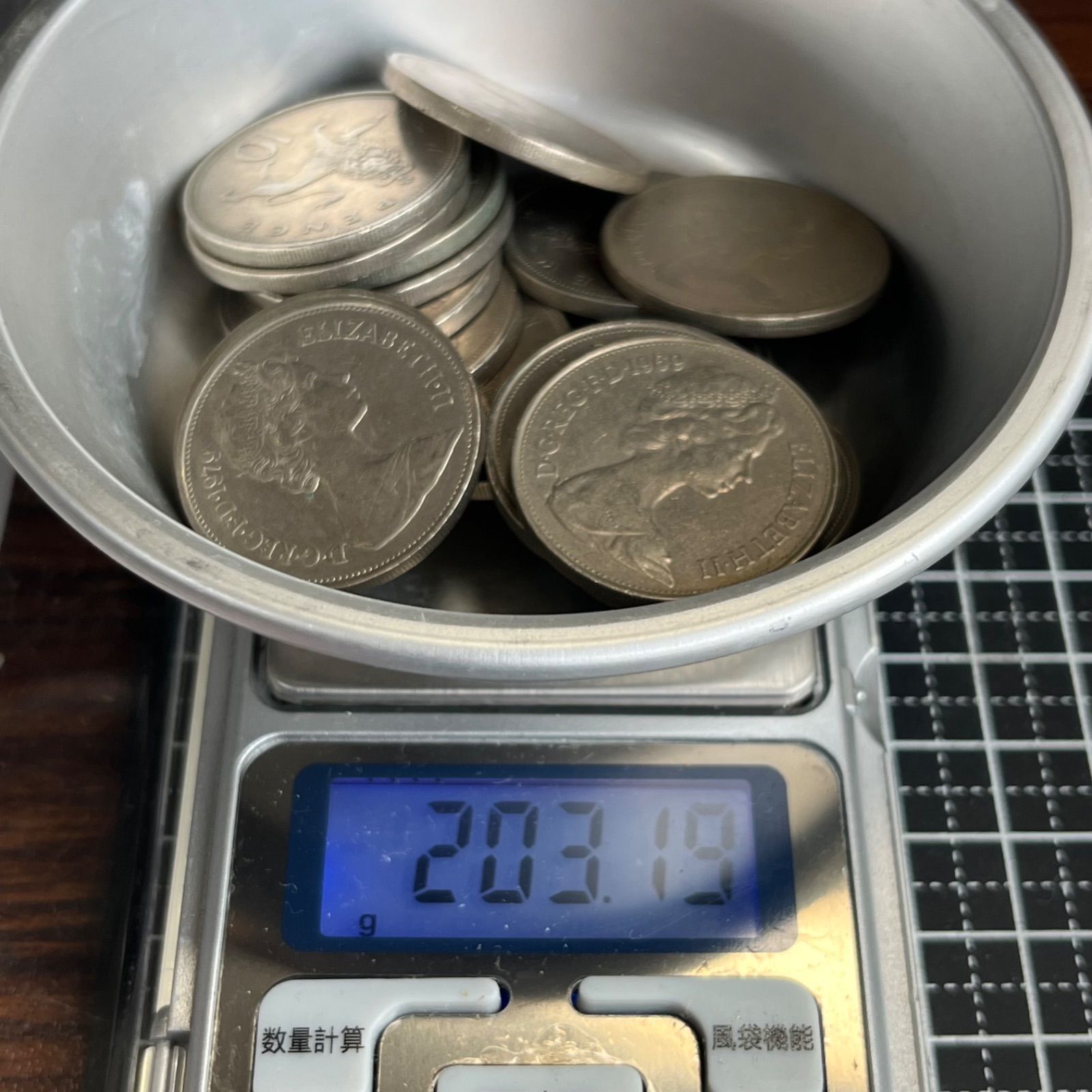 古銭】イギリス 10ペンス硬貨 約203gまとめ売り ライオン紋章デザイン