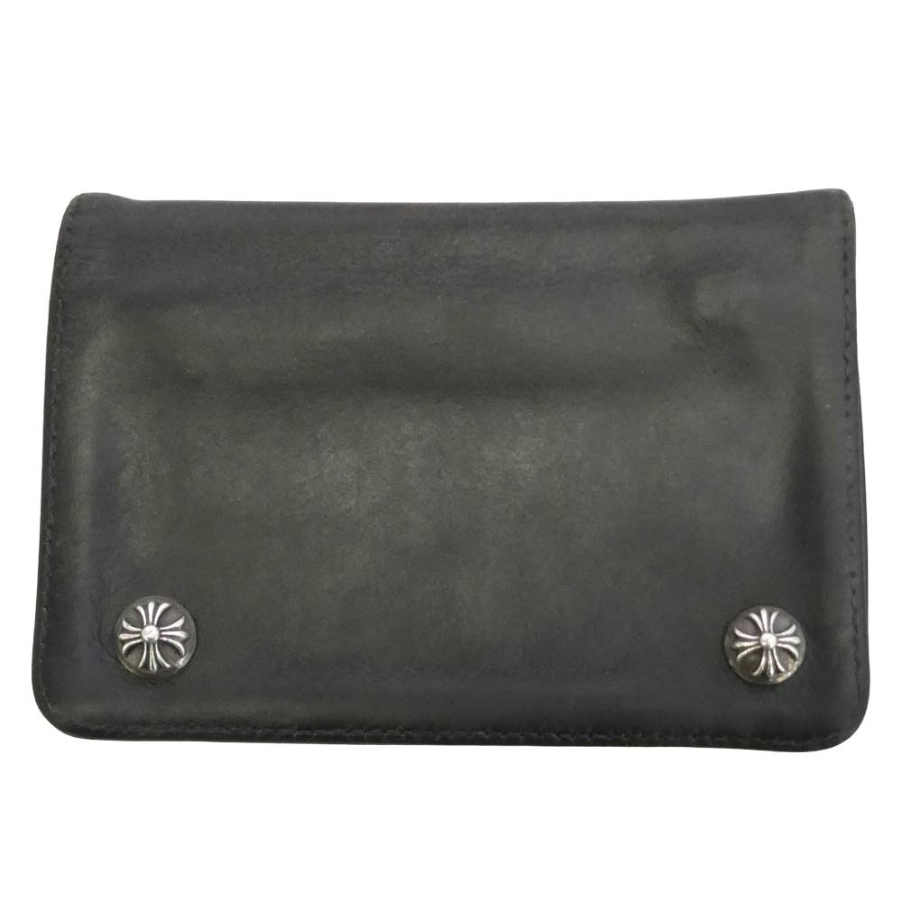 CHROME HEARTS クロムハーツ（原本無） 2ZIP WALLET 2ジップ クロス