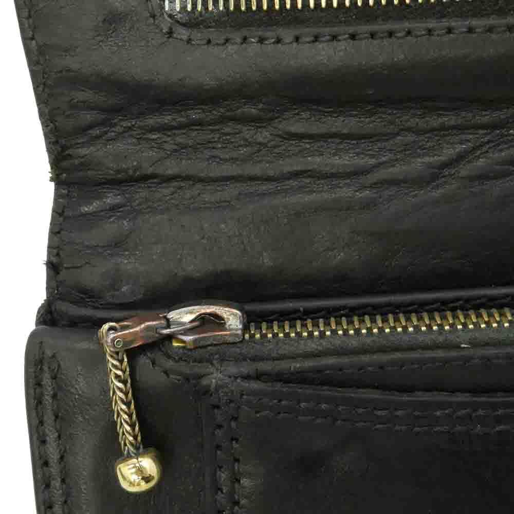 CHROME HEARTS クロムハーツ（原本無） 2ZIP WALLET 2ジップ クロス