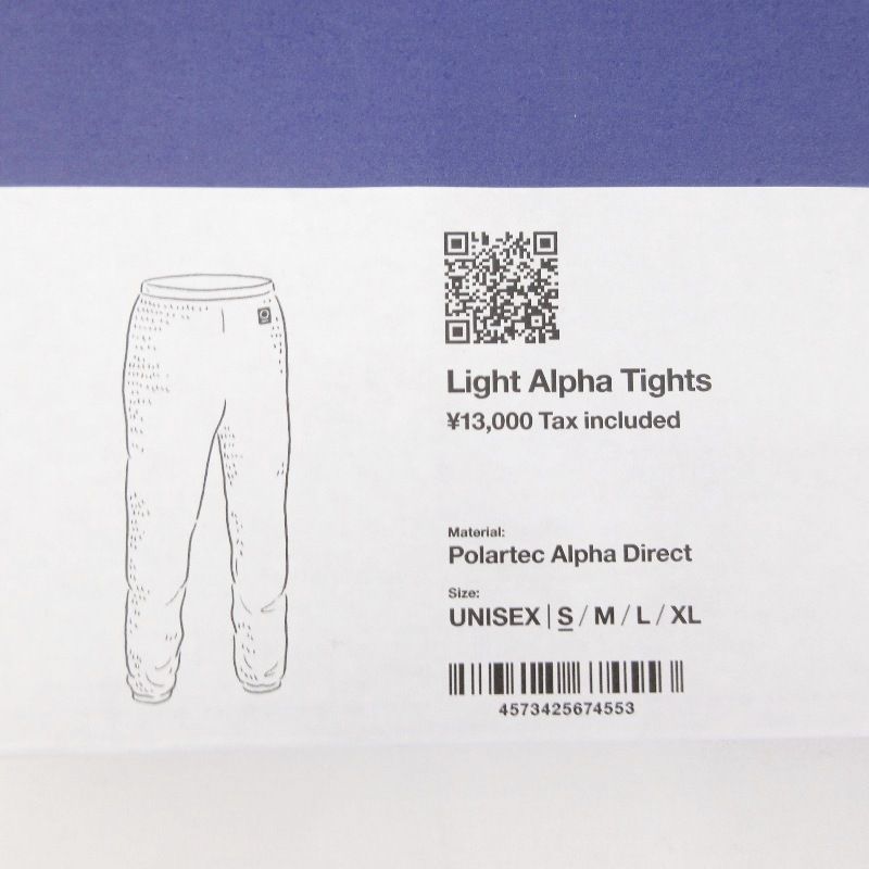 未使用 山と道 ヤマトミチ Light Alpha Tights ライトアルファタイツ