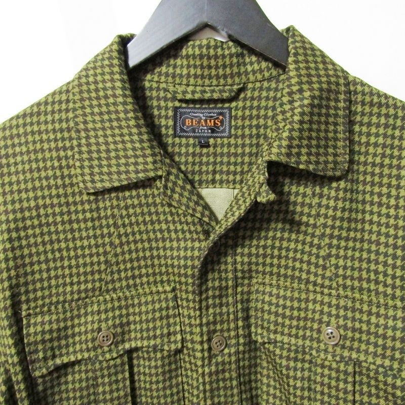 美品 BEAMS PLUS ビームスプラス ツイルミリタリートロピカル