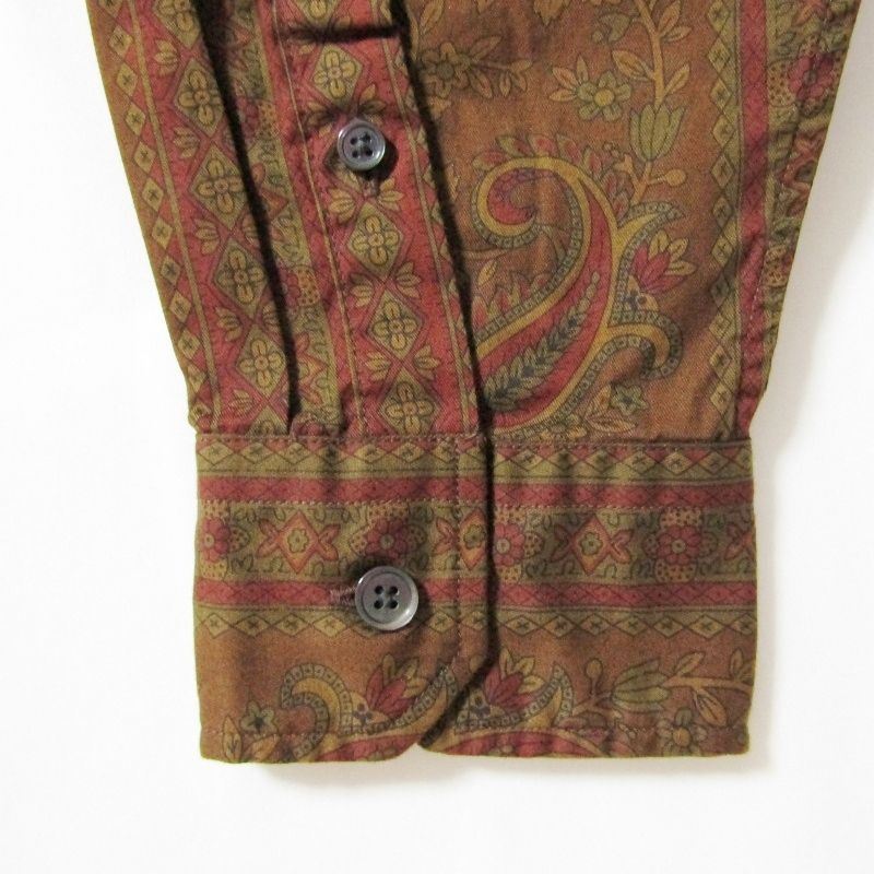 未使用 SOPHNET. ソフネット 長袖シャツ SOPH-220059 PAISLEY BIG