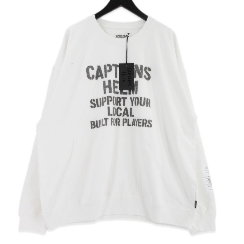 未使用 CAPTAINS HELM キャプテンズヘルム スウェットシャツ CH25-AW