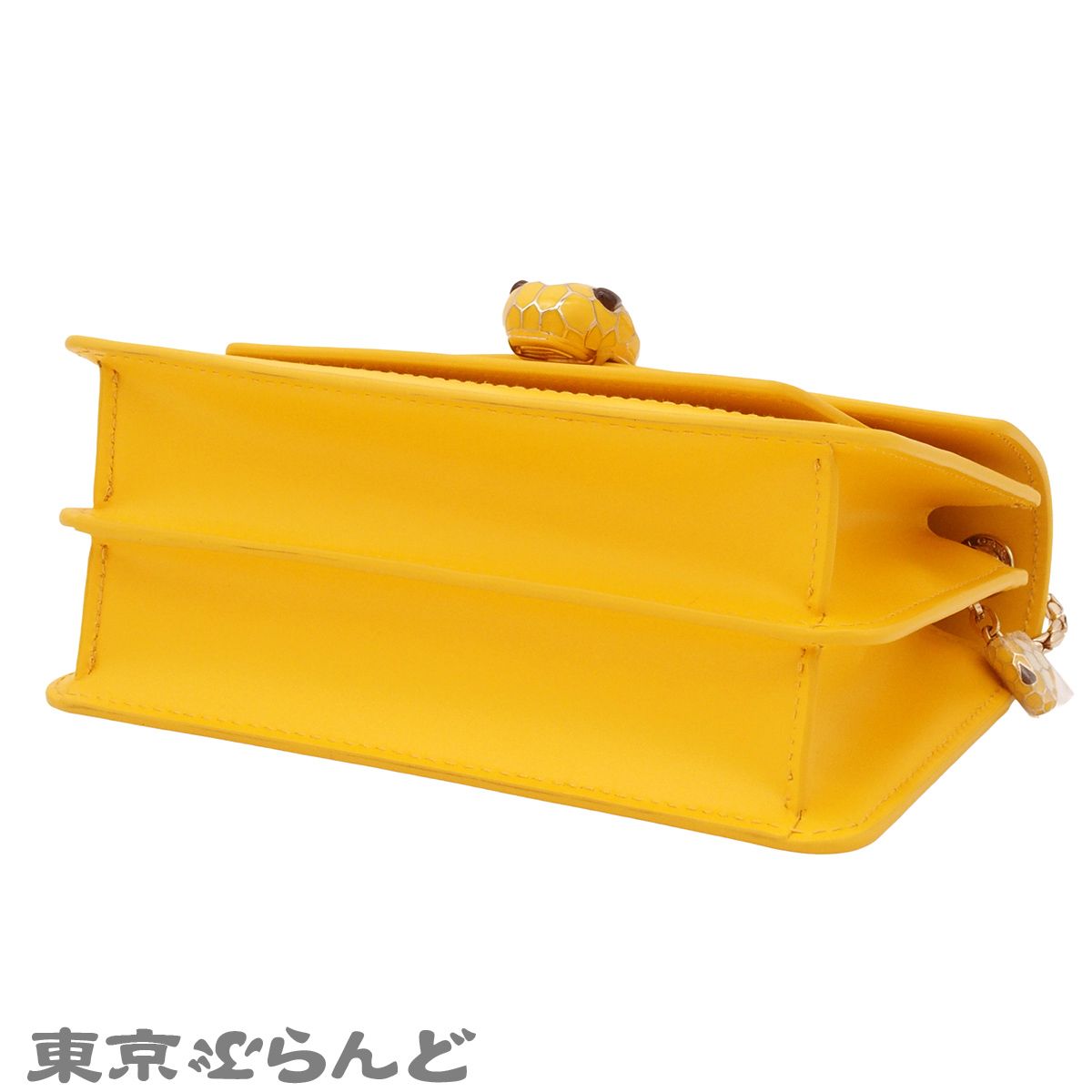 BVLGARI ブルガリ ショルダーバッグ 2way クラッチバッグ イエロー ブルガリ BVLGARI セルペンティ フォーエバー 290191 イエロー レザー