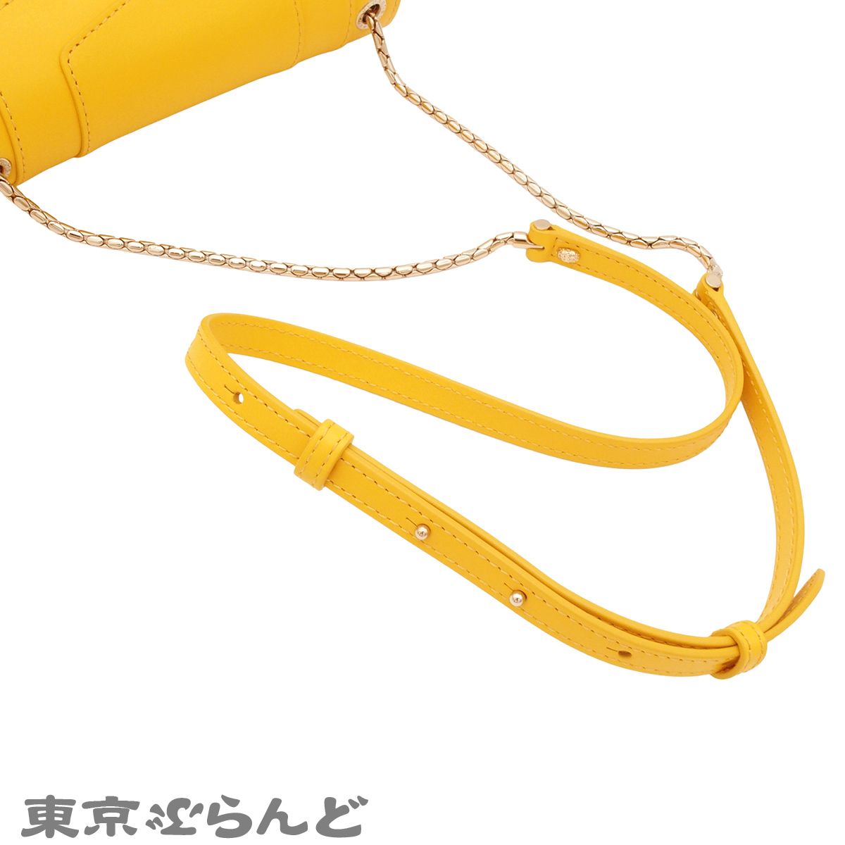 ブルガリ BVLGARI セルペンティ フォーエバー 290191 イエロー レザー