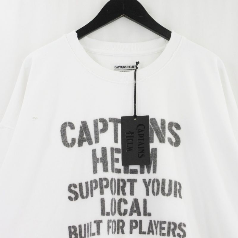 未使用 CAPTAINS HELM キャプテンズヘルム スウェットシャツ CH25-AW