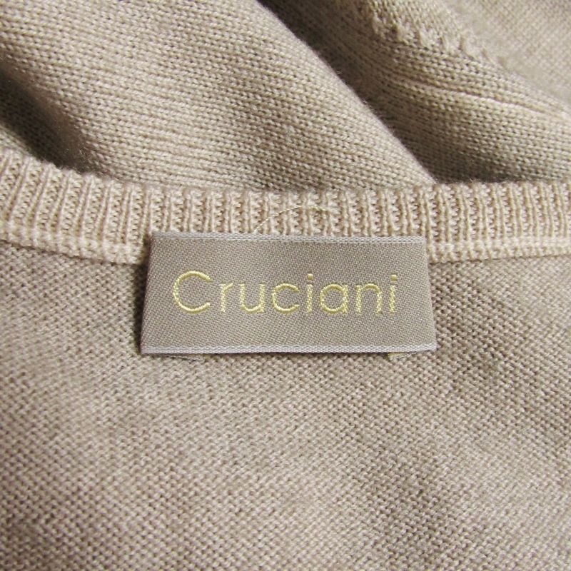 Cruciani クルチアーニ Vネック ニット ハイゲージ ウール イタリア製