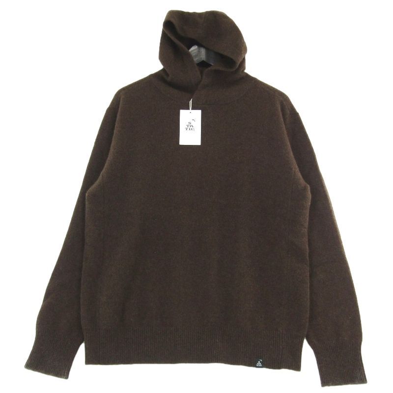 未使用 STATIC スタティック YAK Pullover 102723 ヤクウール プルオーバー 天然毛 アウトドア Undyed Natural M 61005858