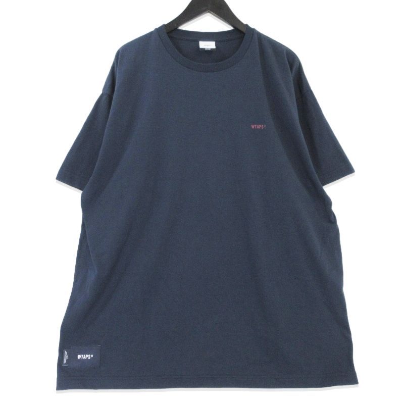 美品 WTAPS ダブルタップス FORTLESS SS 251ATDT-STM03S 25SS フォートレス 半袖Tシャツ コットン 日本製 ネイビー 3 99001180