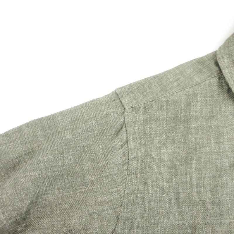 Drake's ドレイクス シャツジャケット リネンオーバーシャツ Linen