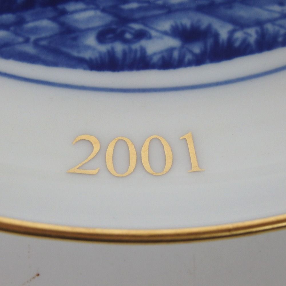 MEISSEN マイセン イヤープレート 新日本管財記念品 磁器 26-594(9